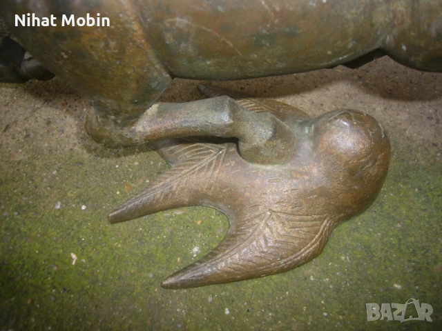 Бронзово конче, снимка 2 - Антикварни и старинни предмети - 53297524