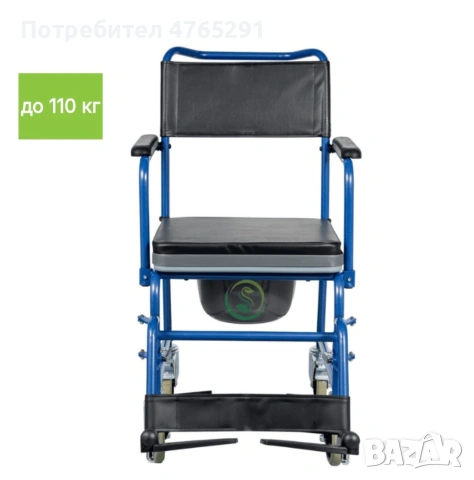 Тоалетен стол за трудноподвижни хора, снимка 2 - Тоалетни столове - 53838018