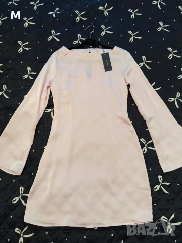 Бледо розова Рокля Vero Moda, снимка 3 - Рокли - 53537891