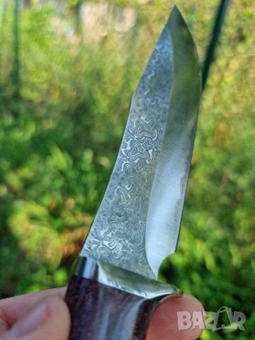 Нож Ръчна Изработка  Мечка Сребро 999, снимка 12 - Ножове - 45648275
