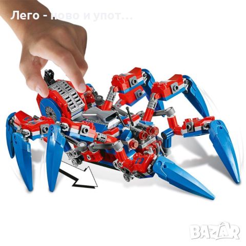 Употребявано LEGO 76114 - Spider-Man's Spider Crawler, снимка 4 - Конструктори - 45715752
