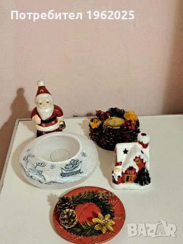 Коледни и Новогодишни Свещници, снимка 2 - Коледни подаръци - 52563915