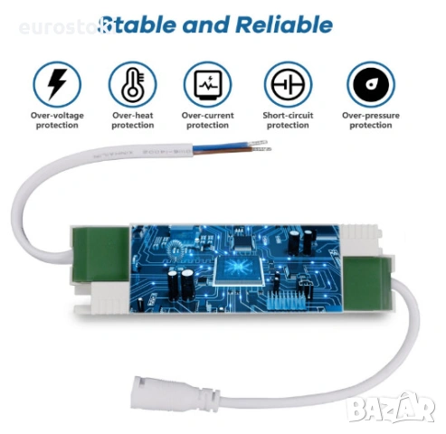 GreenSo 40W LED трансформаторно захранване 27-40Vdc 1000mA драйвер за постоянен ток, снимка 4 - Други - 53501904