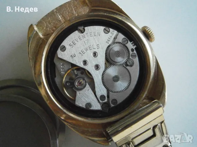 POLJOT, 17 jewels, made in USSR, cal. 2614.2H! Каса 37х42мм, снимка 9 - Мъжки - 47639484