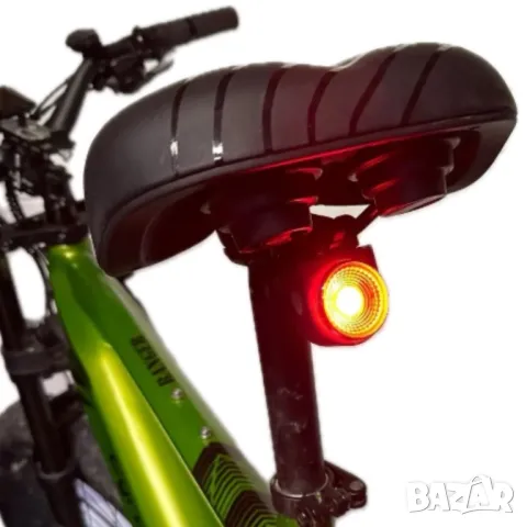 Usb Стоп За Повишена Безопасност Със Спирачна Светлина, Клаксон, Безжично Дистанционно И Аларма, снимка 6 - Аксесоари за велосипеди - 41847146