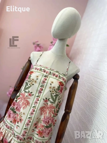 лятна флорална рокля , снимка 3 - Рокли - 53580231