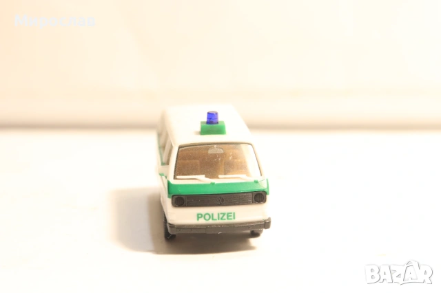HERPA H0 1/87 VW T3 TRANSPORTER POLICE ПОЛИЦИЯ КОЛИЧКА, снимка 2 - Колекции - 53772302