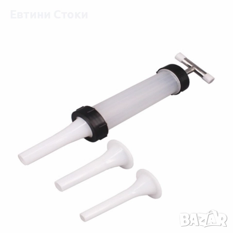 Механичен уред за домашно пълнене на колбаси