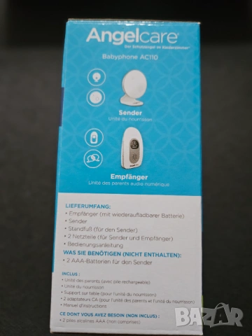 ANGELCARE AC110 Дигитален звуков монитор, снимка 8 - Други - 53238749