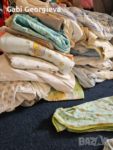 Лот бебешки одеяла,чаршафи и чували за сън за момче, снимка 5 - Комплекти за бебе - 50022305