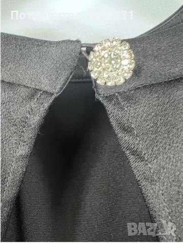 BA&SH черен елегантен топ без ръкави, снимка 2 - Корсети, бюстиета, топове - 50945776