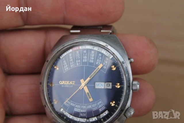 Японски мъжки часовник ''Orient'' вечен календар, снимка 10 - Мъжки - 50645691