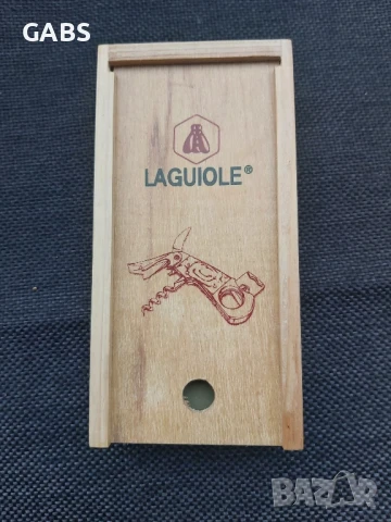Луксозна отварачка за вино с резачка за пури LAGUIOLE France, снимка 5 - Други - 50668047