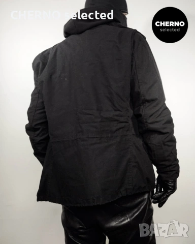 Мъжко черно полево яке BRANDIT M-65 Classic Field Jacket Black 2-in-1 – L – Ново, снимка 12 - Якета - 53759358