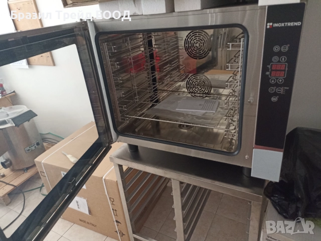 ЕЛЕКТРИЧЕСКИ ПРОГРАМИРУЕМ КОНВЕКТОМАТ INOXTREND VS DP 006E, снимка 2 - Обзавеждане на кухня - 41116967