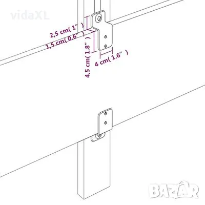 vidaXL Горни табли за легло, 4 бр, светлосиви, 80x5x78/88 см, плат（SKU:3116338）, снимка 4 - Спални и легла - 48851814