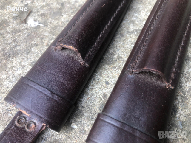 стари кожени кании - MADE IN GERMANY - МИНТ, снимка 7 - Ножове - 49729809