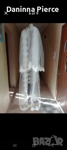 Булчински рокля С Дълго Було, снимка 4 - Сватбени рокли - 50292039