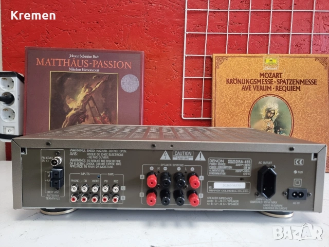 Receiver DENON DRA-455, снимка 6 - Ресийвъри, усилватели, смесителни пултове - 53401770
