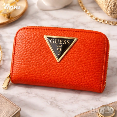Дамско портмоне Guess с кутия Гес - 2 модела налични, снимка 2 - Портфейли, портмонета - 53910354