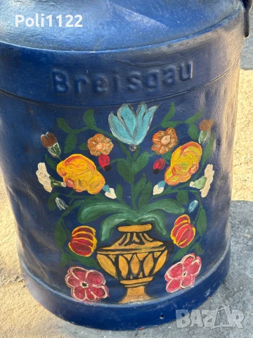 Ръчно рисуван гюм за мляко, снимка 8 - Антикварни и старинни предмети - 50704341