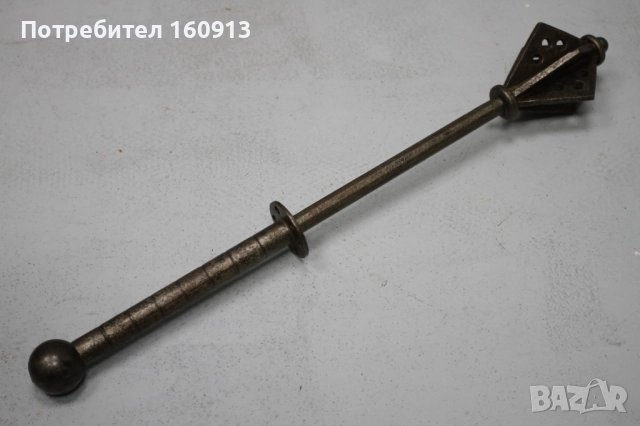 Оригинален Старинен Западноевропейски Боен Буздуган., снимка 4 - Антикварни и старинни предмети - 51443258