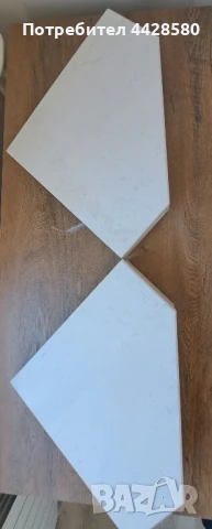 Ъглови рафтове от мраморизиран варовик , снимка 8 - Етажерки - 50544795