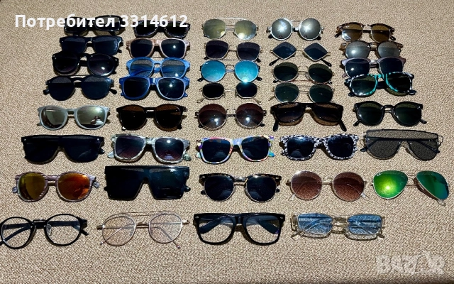 Слънчеви очила - RayBan, Calvin Klein и други марки, колекция