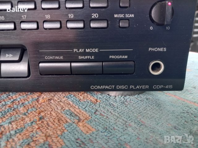 SONY CDP-415 CD PLAYER , снимка 6 - Аудиосистеми - 46088988