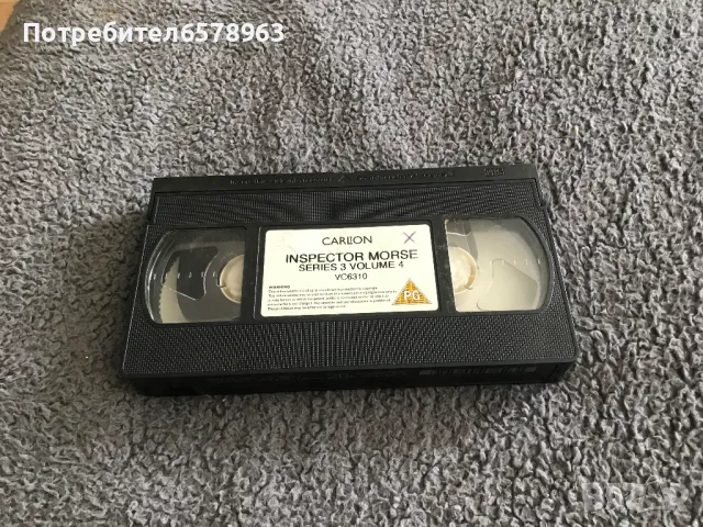 Видеокасета '' INSPECTOR MORSE '' VHS 1987 г., снимка 5 - Други жанрове - 48488836