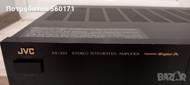 Jvc AX-333, снимка 2 - Ресийвъри, усилватели, смесителни пултове - 46615564