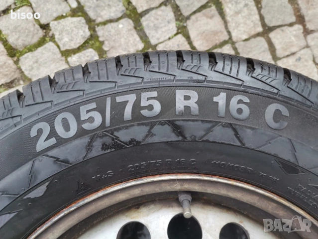 2бр Зимни БУСОВИ гуми CONTINENTAL VANCO WINTER2 205/75/16С , снимка 6 - Гуми и джанти - 53525533