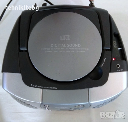 ⭐⭐⭐ Saisho CD-02 ⭐⭐⭐ Микро системка със CD плеър (буумбокс), снимка 3 - Аудиосистеми - 27301429