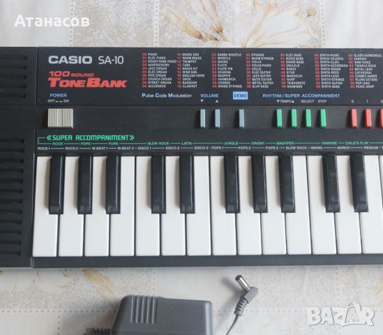 Синтезатор CASIO SA-10 произведено в Япония, снимка 4 - Синтезатори - 45903722