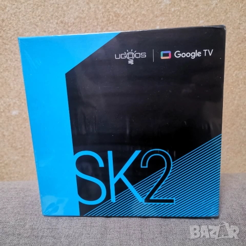 Нов сертифициран Google TV box Ugoos SK2 4Gb/32Gb Wifi 6/ BT 5.2 LAN