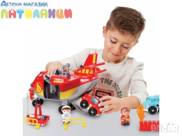 Конструктор спасителен самолет Ecoiffier Abrick 2996, снимка 3 - Конструктори - 53092944