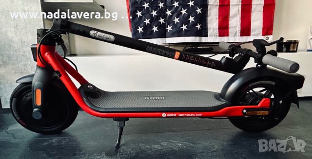 Нов Електрически Скутер - Тротинетка SEGWAY Ninebot D18E, снимка 4 - Друга електроника - 46647814