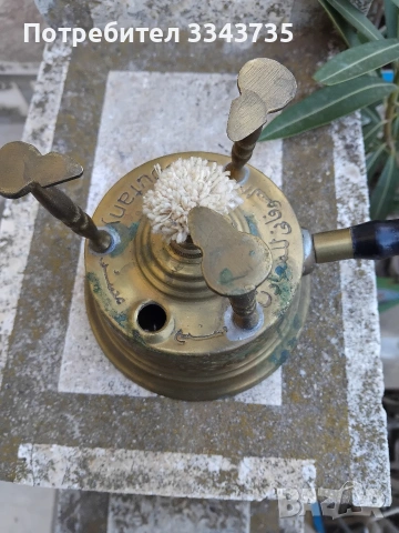 Античен месингов котлон., снимка 2 - Антикварни и старинни предмети - 54184818