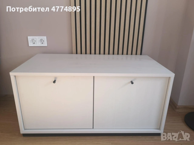 Долен шкаф / ТВ шкаф Enza Home – почти нов/ Варна, снимка 2 - Шкафове - 53943713
