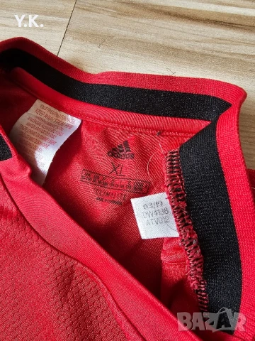 Оригинална тениска Adidas Climalite x F.C. Manchester United / Season 19-20 (Home), снимка 4 - Тениски - 51051314