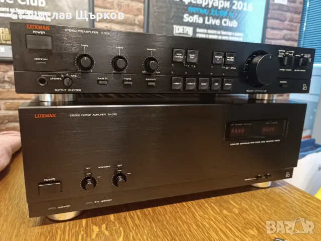 Luxman M-03/C-03 Black, снимка 2 - Ресийвъри, усилватели, смесителни пултове - 46887045