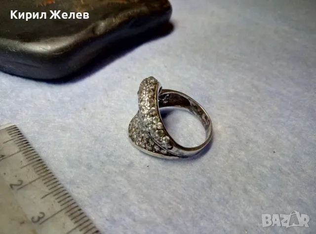 РАЗКОШЕН СКЪПОЦЕНЕН СРЕБЪРЕН ПРЪСТЕН СРЕБРО 925 ОБСИПАН с ИСКРЯЩИ ЮВЕЛИРНО ФАСЕТИРАНИ ЦИРКОНИ 41780, снимка 14 - Пръстени - 49886391
