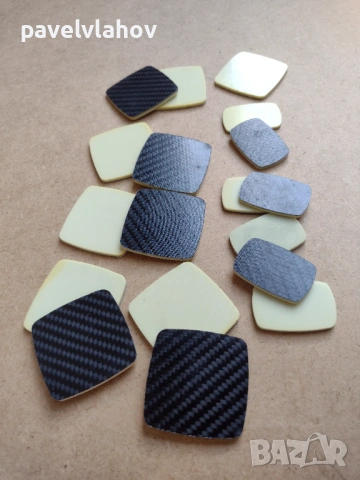 Пластмасови плочки с карбоново покритие - въглеродни влакна, 18 броя, снимка 10 - Други - 53983764