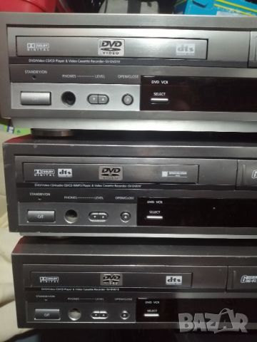 3 броя Samsung DVD-VCR Recorder SV-DVD1E, снимка 4 - Плейъри, домашно кино, прожектори - 46579338