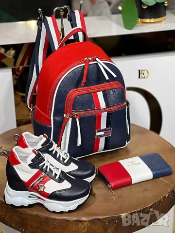 дамски маратонки, раница и портмоне  gucci tommy hilfiger , снимка 4 - Маратонки - 46859706