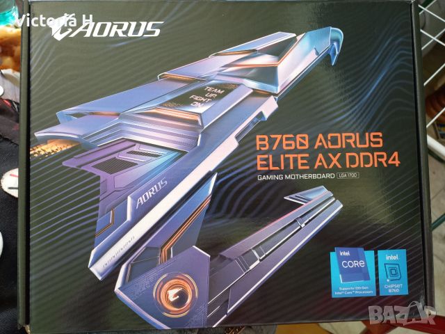 дъно за компютър Intel motherboard B760 AORUS ELITE AX DDR4, снимка 5 - Дънни платки - 46612409