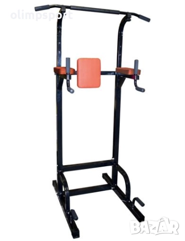 Стойка с лост за набиране, лостове за кофички, лицеви опори и коремна преса MAX /310225/ 