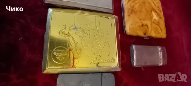 3бр стари табакери и 2бр запалки, снимка 3 - Антикварни и старинни предмети - 53139403