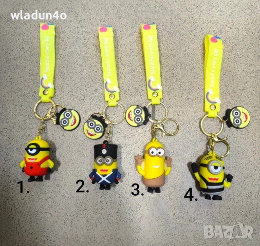 Готини плюшени Миньони,ключодържатели-5лв-14лв, снимка 3 - Плюшени играчки - 40786263