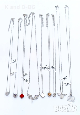 сребърно колие, снимка 7 - Колиета, медальони, синджири - 53239773